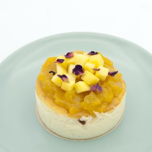 Cheesecake de mango individual